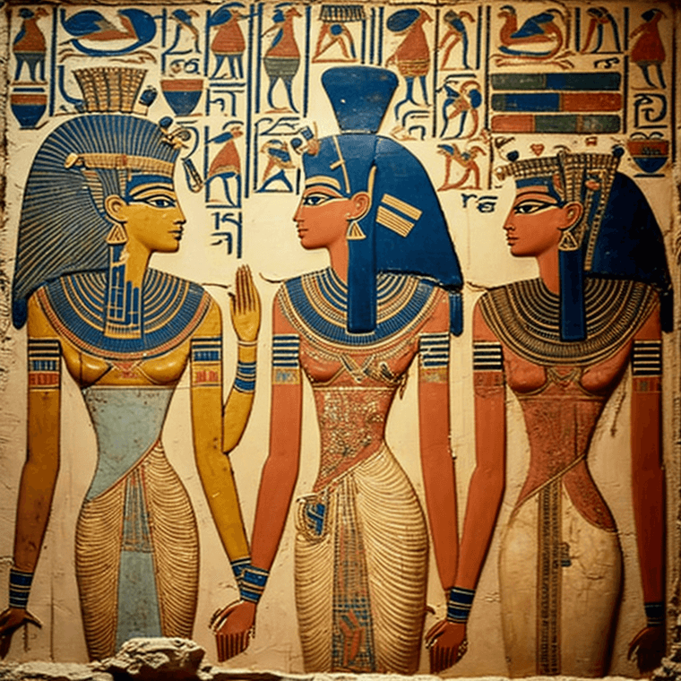 Egyptat female Egyptian gods