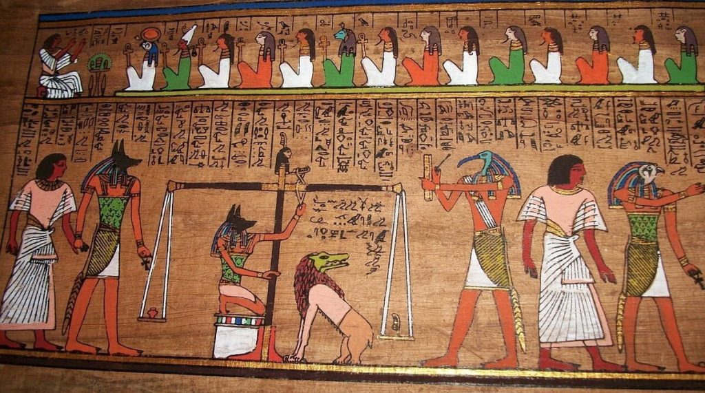 Ancient Egyptian writing egyptat