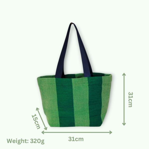 Boat Shape Bag with Polyester Handles