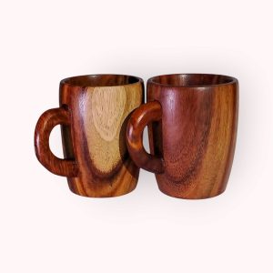 Classic Wooden Mugs