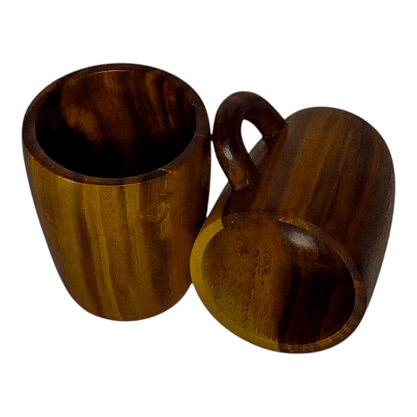 Classic Wooden Mugs