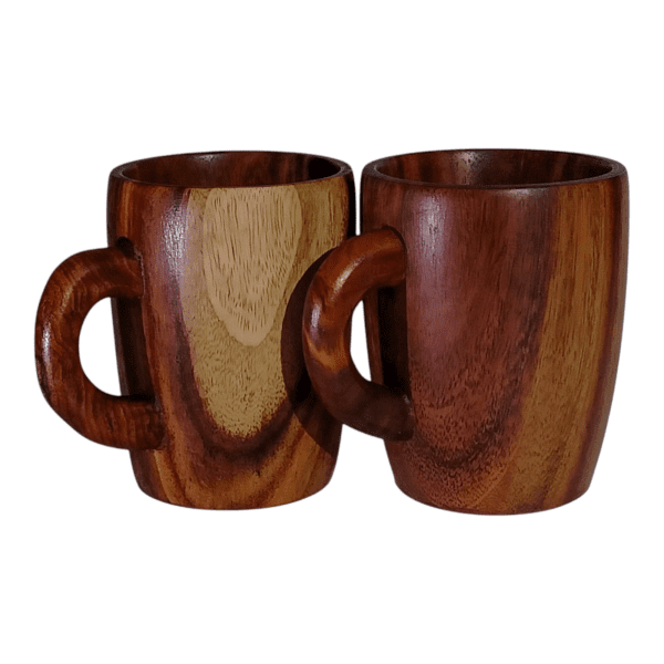 Classic Wooden Mugs