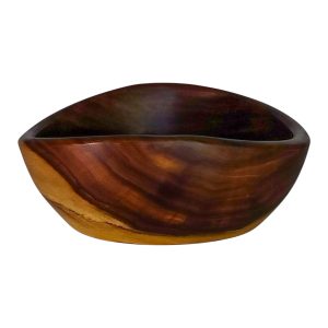 Wood Curved Bowl