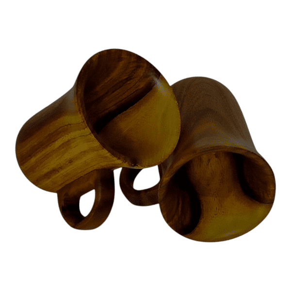 Wooden Flared Mugs