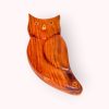 Owl-Shaped Wooden Platter