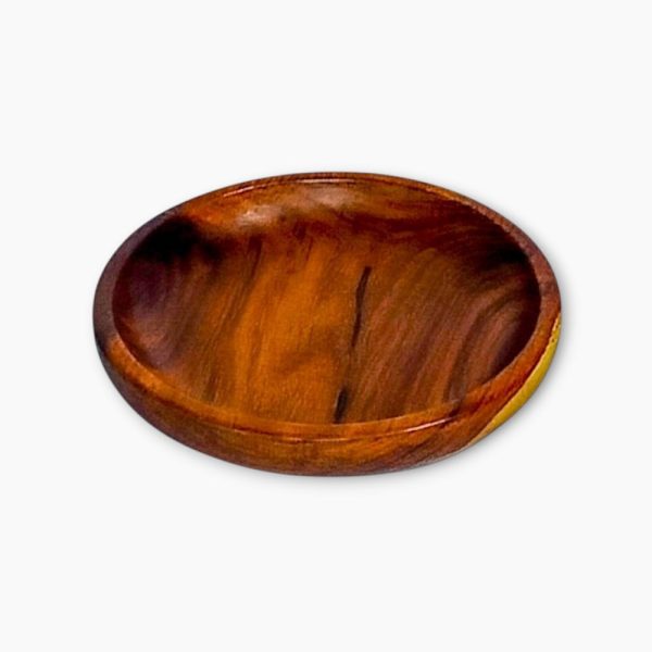 Round Wooden Plate Set