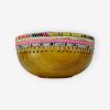 Wooden Bowl with Crochet