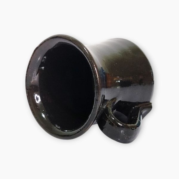 Traditional Egyptian Black Pottery Coffee Set