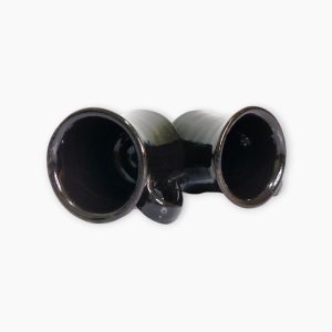 Traditional Egyptian Black Pottery Coffee Set