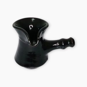 Traditional Egyptian Black Pottery Coffee Set