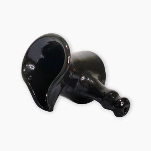 Traditional Egyptian Black Pottery Coffee Set