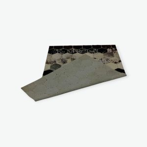 Handmade Egyptian Cowhide Hexagon Patchwork Rug