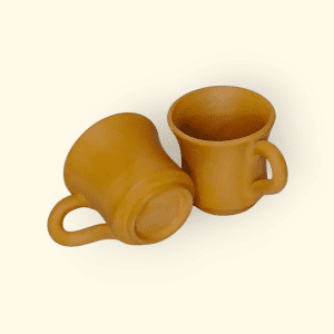 Authentic Egyptian Terracotta Coffee Set with Serving Pot