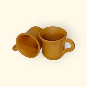 Authentic Egyptian Terracotta Coffee Set with Serving Pot