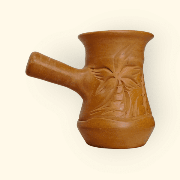 Authentic Egyptian Terracotta Coffee Set with Serving Pot