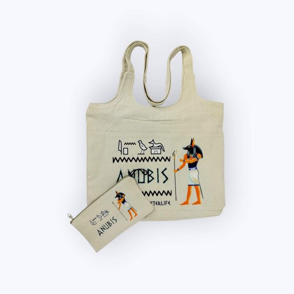Anubis tote bag