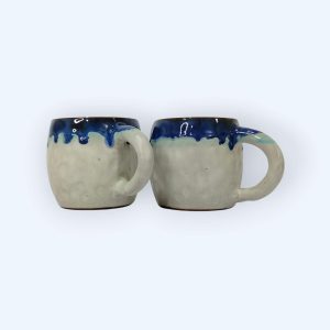 eramic Coffee Mug Set with tray