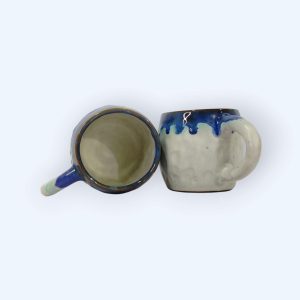 eramic Coffee Mug Set with tray