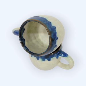 eramic Coffee Mug Set with tray