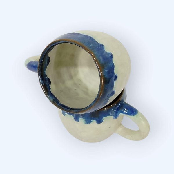 eramic Coffee Mug Set with tray