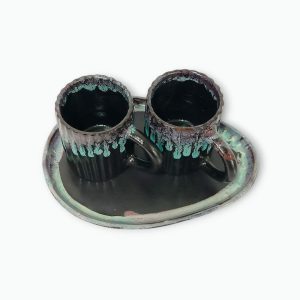 Ceramic Drip Glaze Mugs