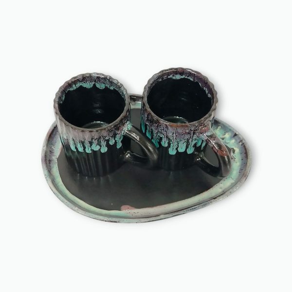 Ceramic Drip Glaze Mugs
