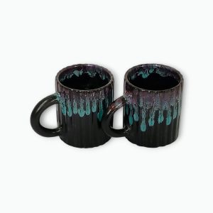 Ceramic Drip Glaze Mugs