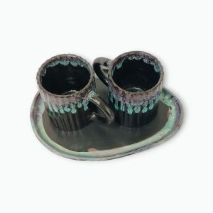 Ceramic Drip Glaze Mugs