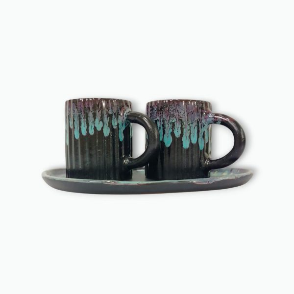 Ceramic Drip Glaze Mugs