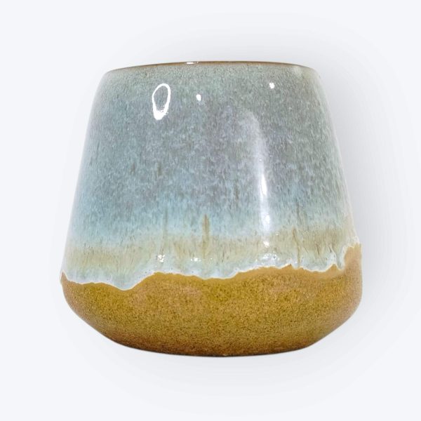 Ceramic Mugs with Serving Tray