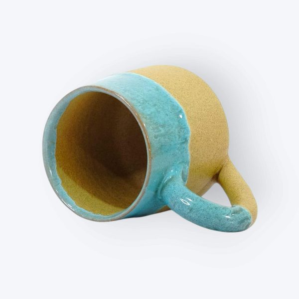 Ceramic Mugs with Serving Tray