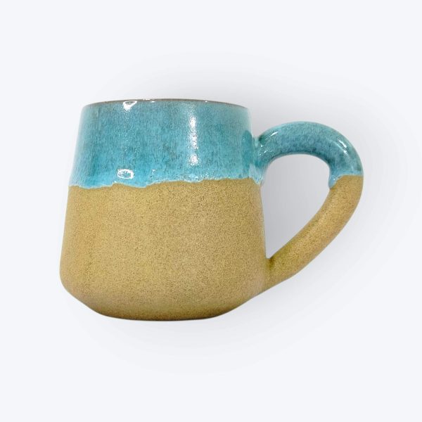 Ceramic Mugs with Serving Tray