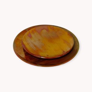 Golden Glazed Ceramic Dinnerware