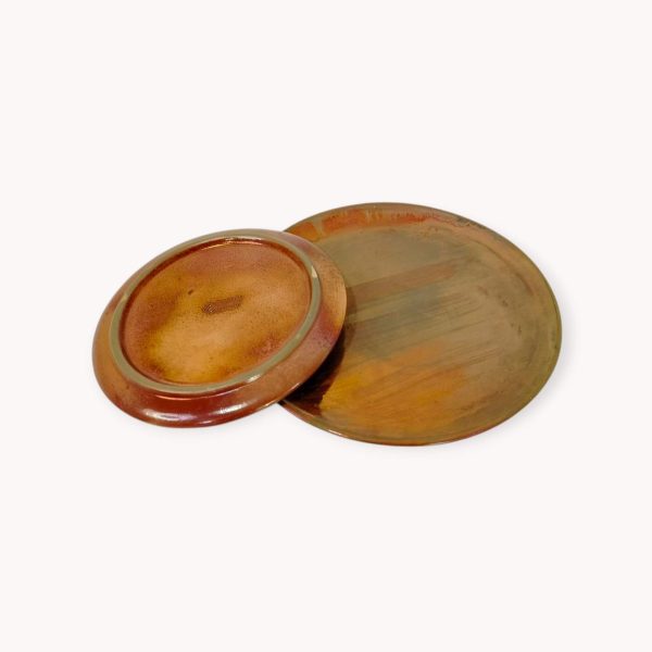 Golden Glazed Ceramic Dinnerware