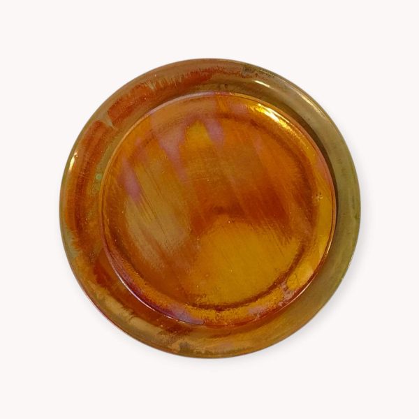 Golden Glazed Ceramic Dinnerware