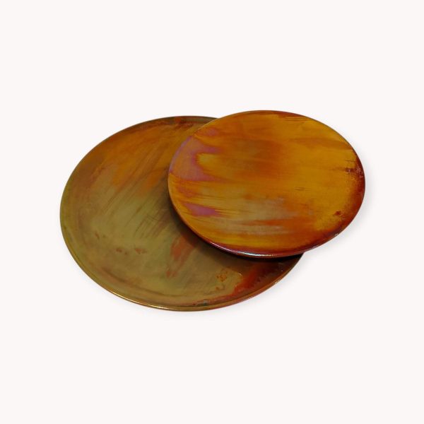 Golden Glazed Ceramic Dinnerware