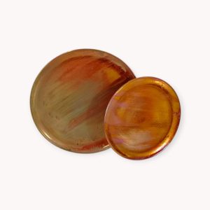 Golden Glazed Ceramic Dinnerware