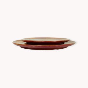Golden Glazed Ceramic Dinnerware