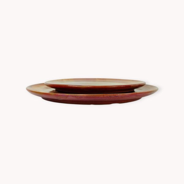 Golden Glazed Ceramic Dinnerware