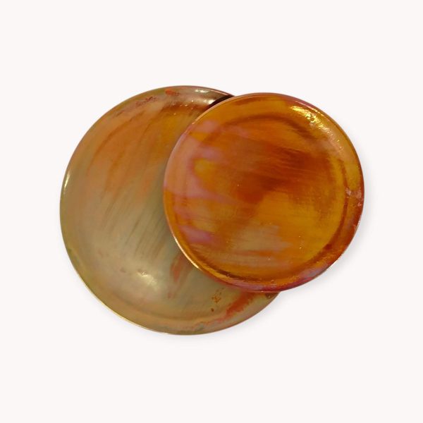 Golden Glazed Ceramic Dinnerware