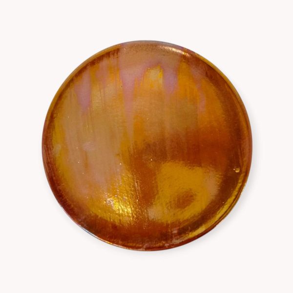 Golden Glazed Ceramic Dinnerware