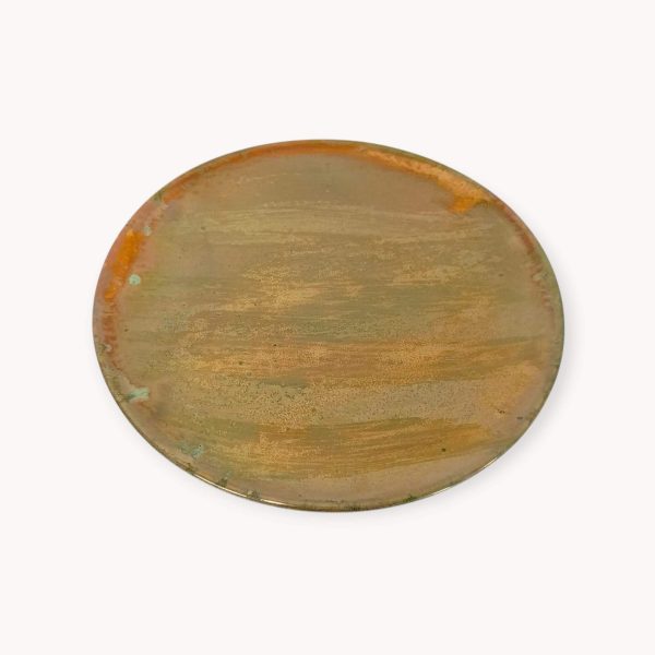 Golden Glazed Ceramic Dinnerware