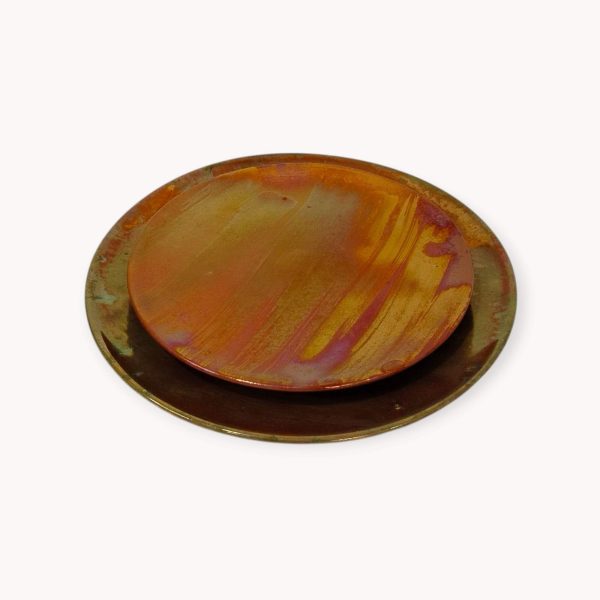 Golden Glazed Ceramic Dinnerware