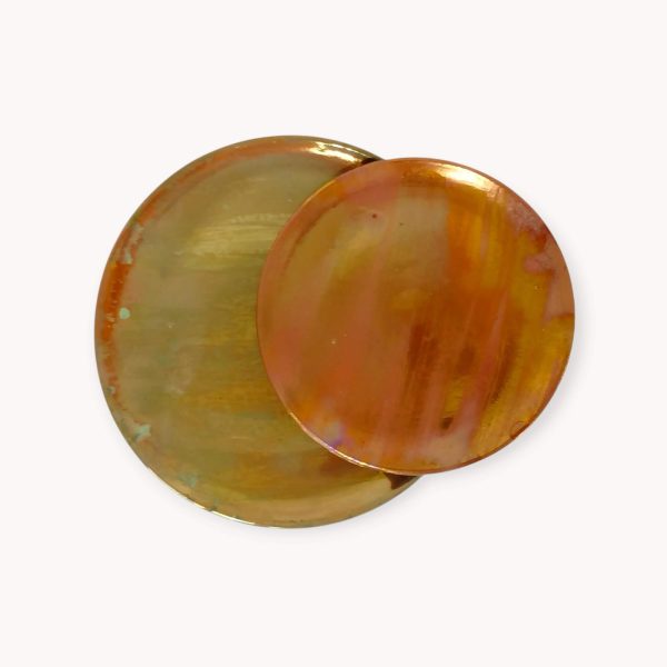 Golden Glazed Ceramic Dinnerware