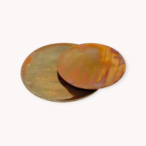 Golden Glazed Ceramic Dinnerware