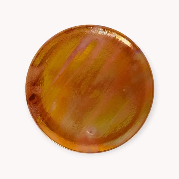 Golden Glazed Ceramic Dinnerware