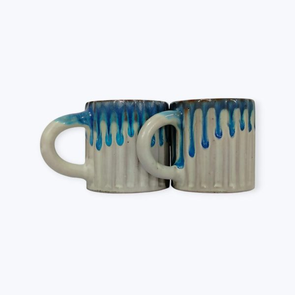 Large Ceramic Drip Glaze Mug