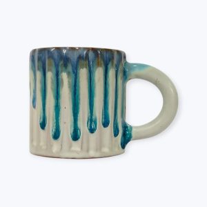 Large Ceramic Drip Glaze Mug