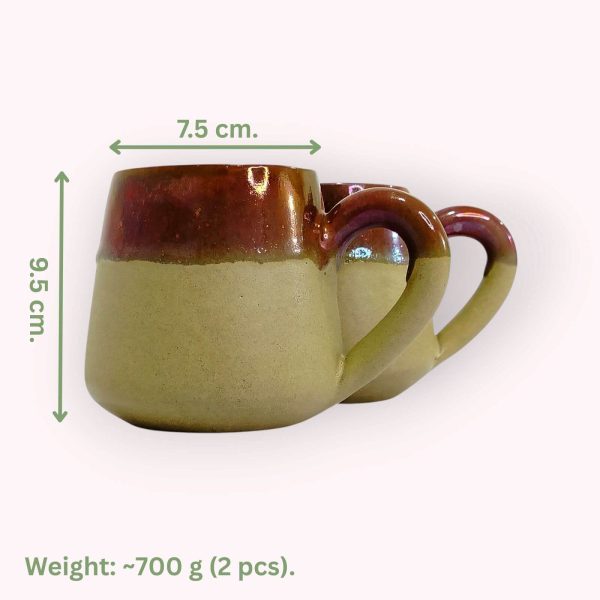 Large Pottery Tea Mugs