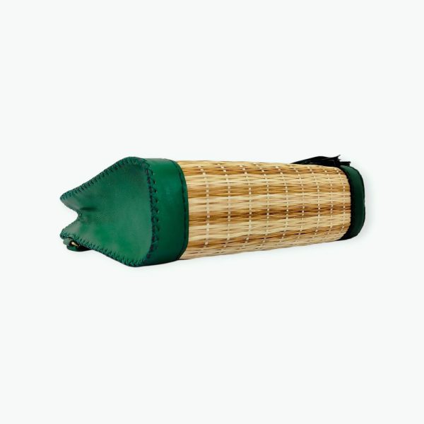 handmade leather clutch